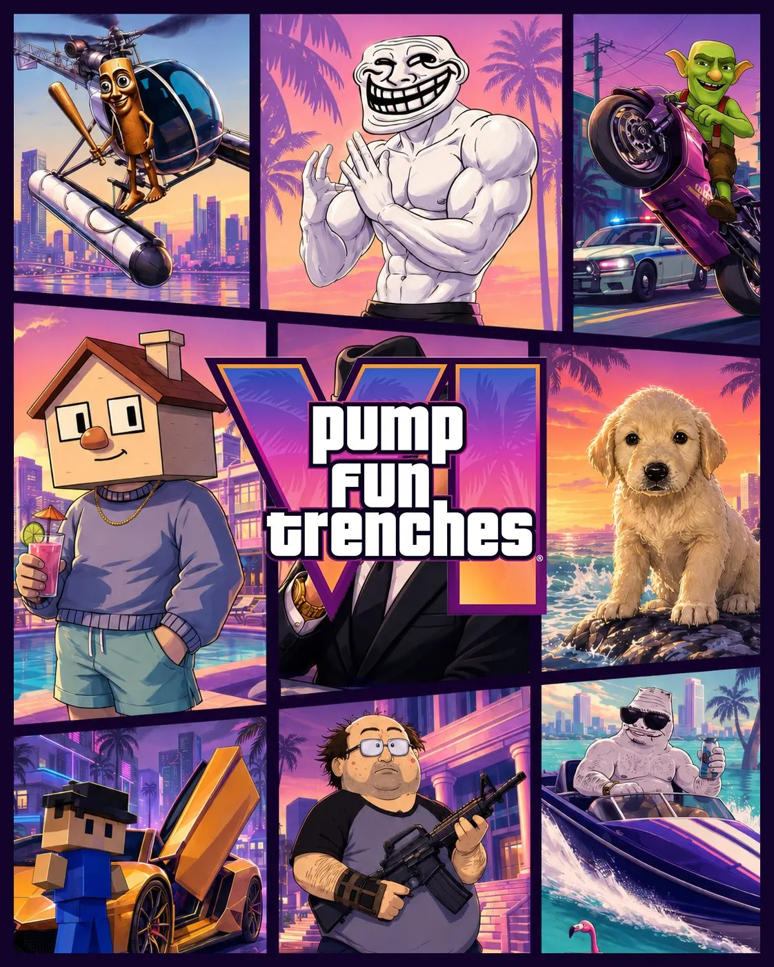Pump Fun Trenches VI poster